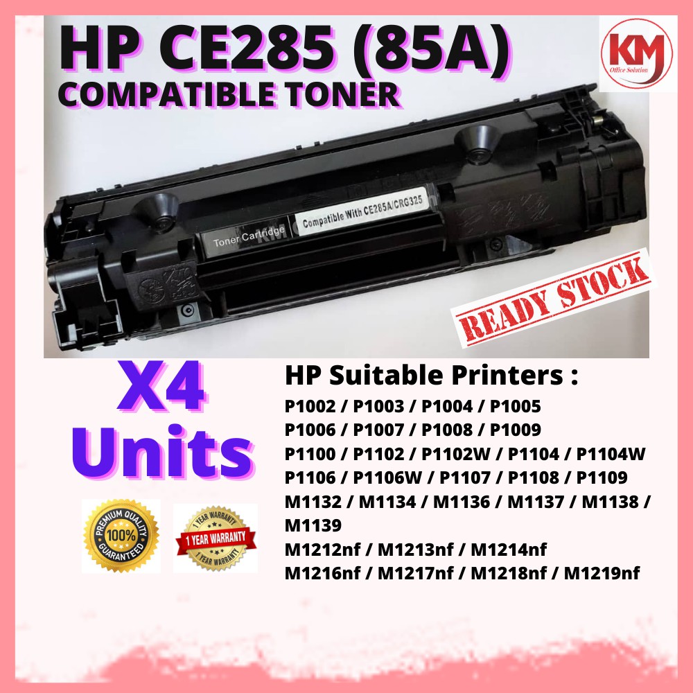HP CE285A 85A Compatible Toner X4 CB435A 35A Canon 325 Cartridge 312