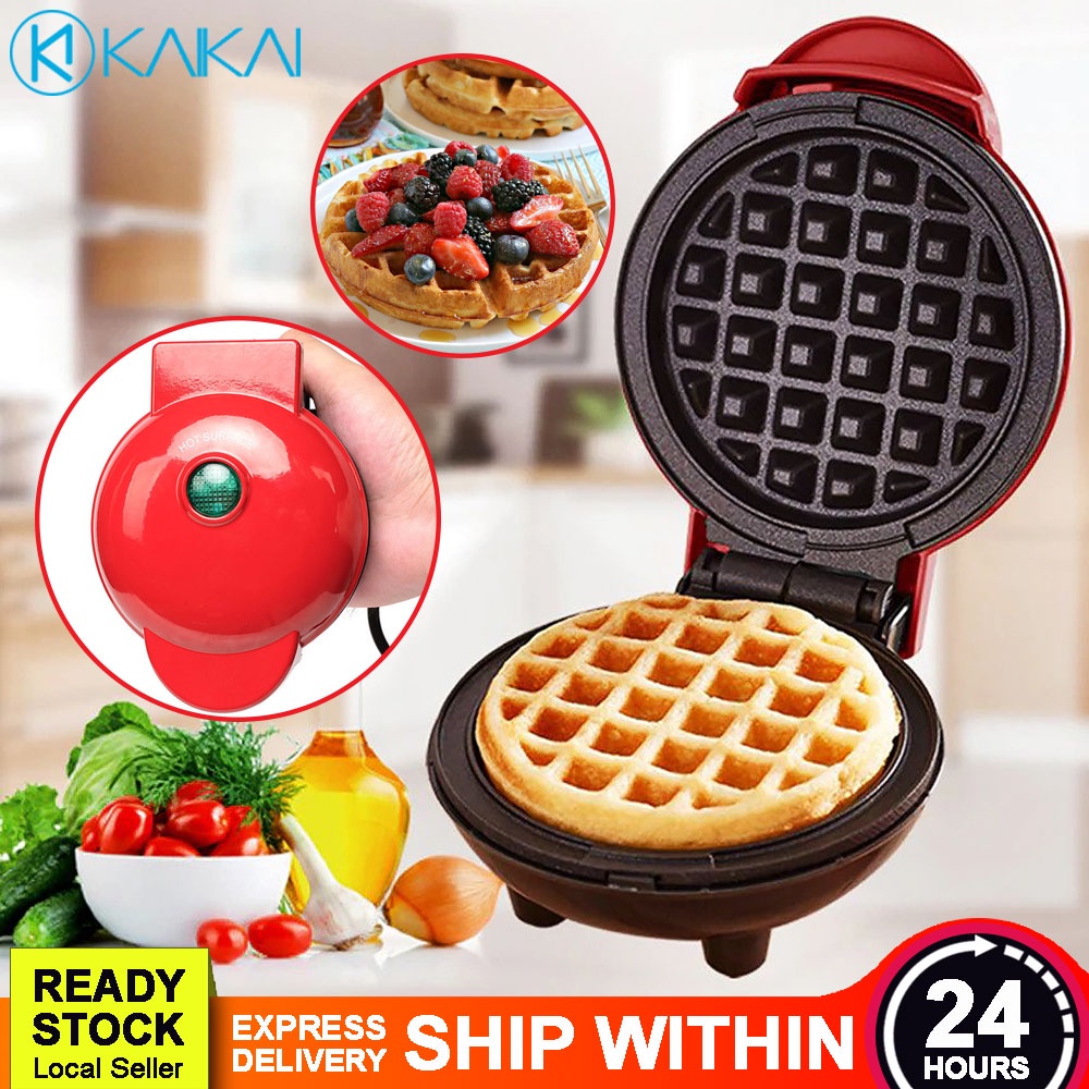 🔥PROMO🔥 Electric Waffles Maker Machine Mini Bubble Heating Oven Breakfast Waffle Egg Cake Oven Pancake Eggette