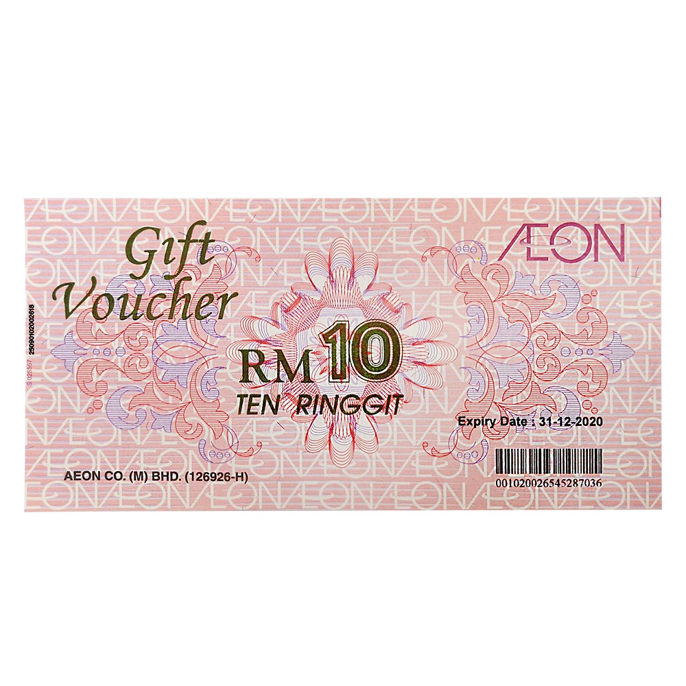 Aeon Jusco Voucher RM10 Shopping Tickets Coupon / Aeon Stamp Chef Wan ...