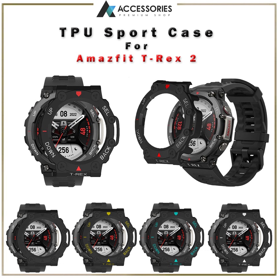 Amazfit T Rex 2 TREX 2 Protective Cover, TPU Sport Case, Soft Silicone