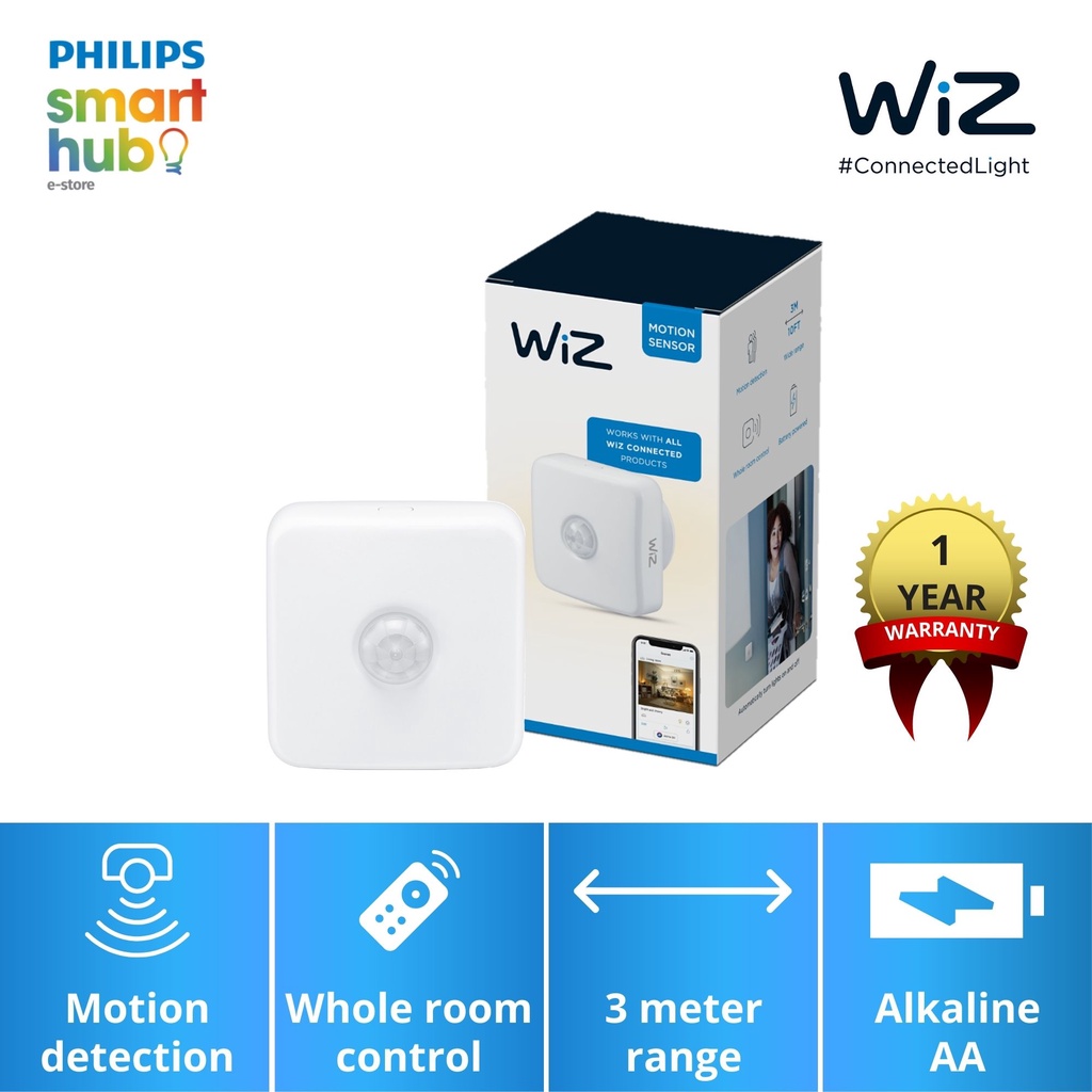 Philips WiZ Smart Motion Sensor Shopee Malaysia