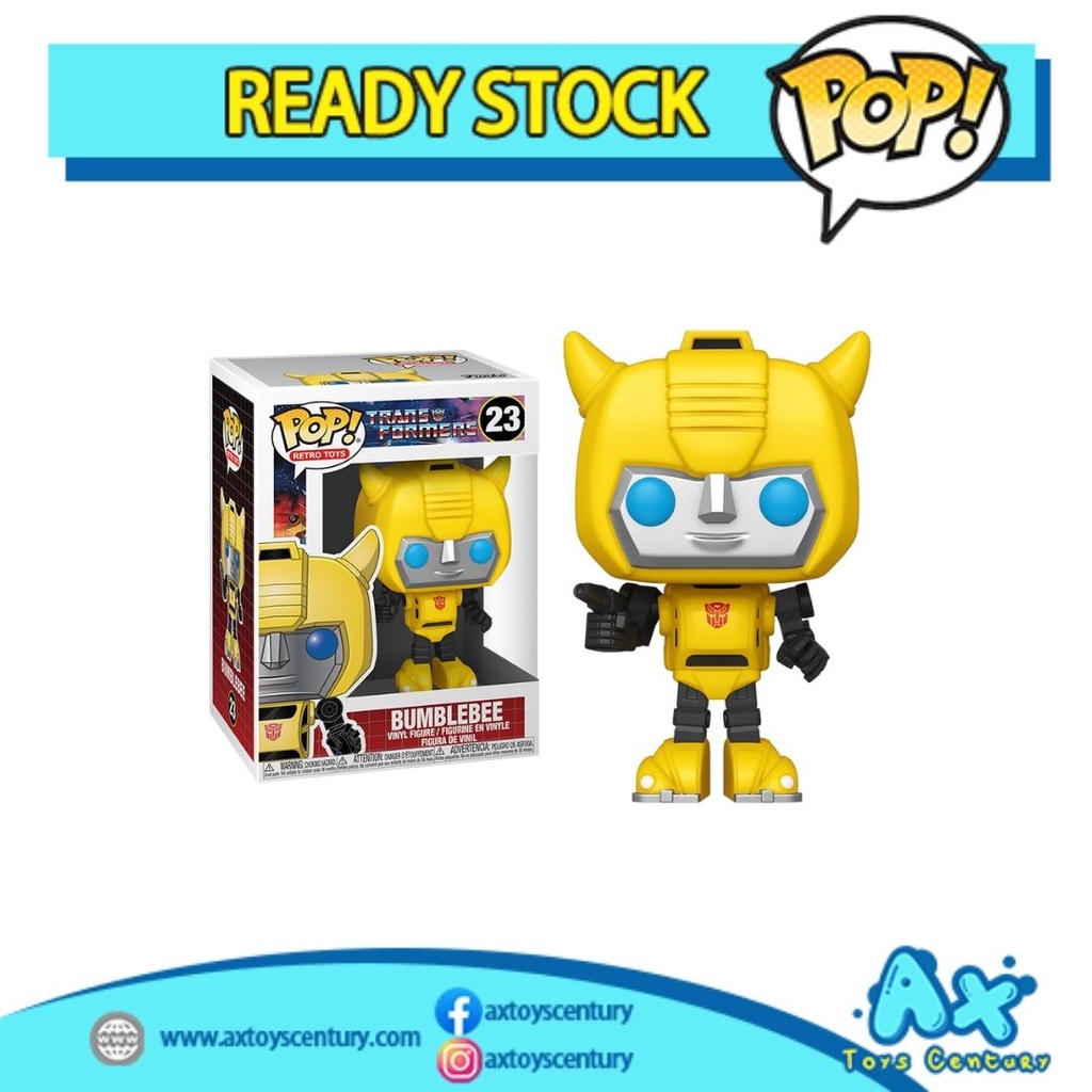 Funko Pop! Retro Toys: Transformers - Bumblebee #23 100% Genuine