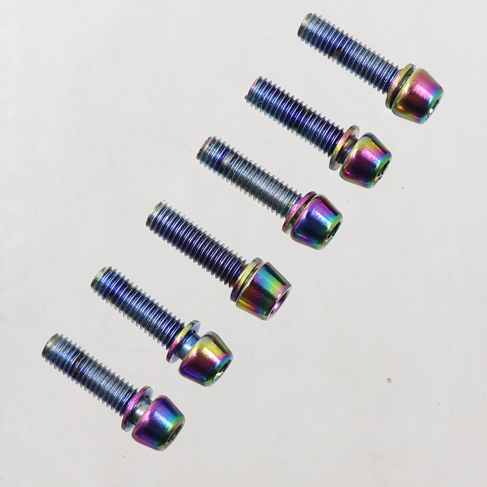 Buy Hot Selling Titanium Plated Colored Colorful Screws Bolts M5 