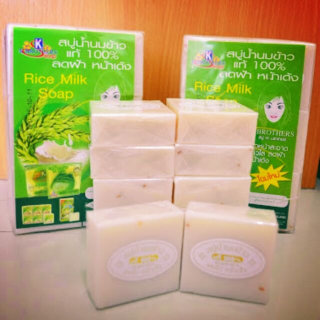 K Brothers Jasmine Rice Milk Soap ( Direct from Bangkok ) Shopee Malaysia
