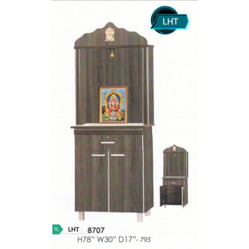 2023 8707 Indian Altar Prayers / Hindu Prayer 2.6ft