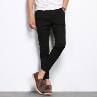 【SIZE 28-38】seluar Slack Lelaki Cotton Slim Fit Straight Cut Slack ...