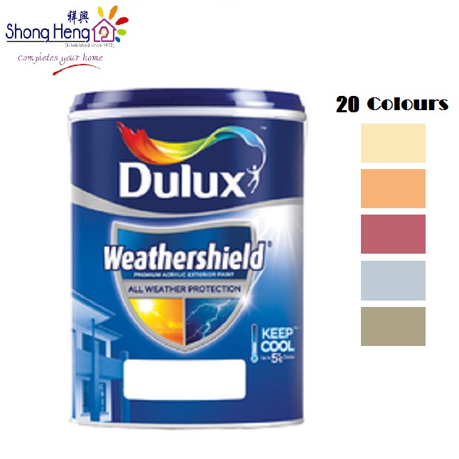 Dulux Weathershield -Exterior-5 Litres (Standard Colour 1 