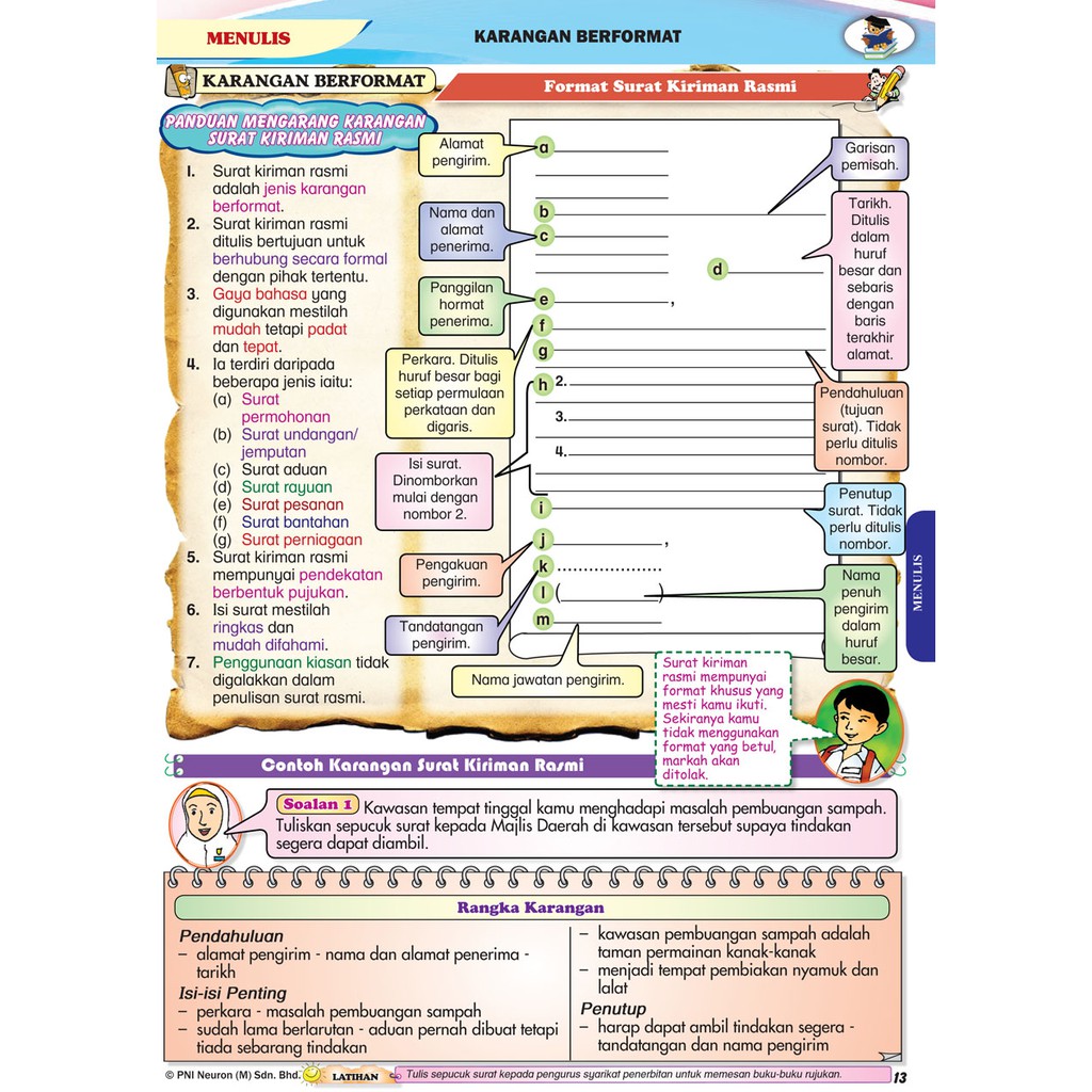 Kssr Semakan Pembelajaran Holistik Peta Minda Visual Diagram Komik Bahasa Melayu Tahun 4 Shopee Malaysia