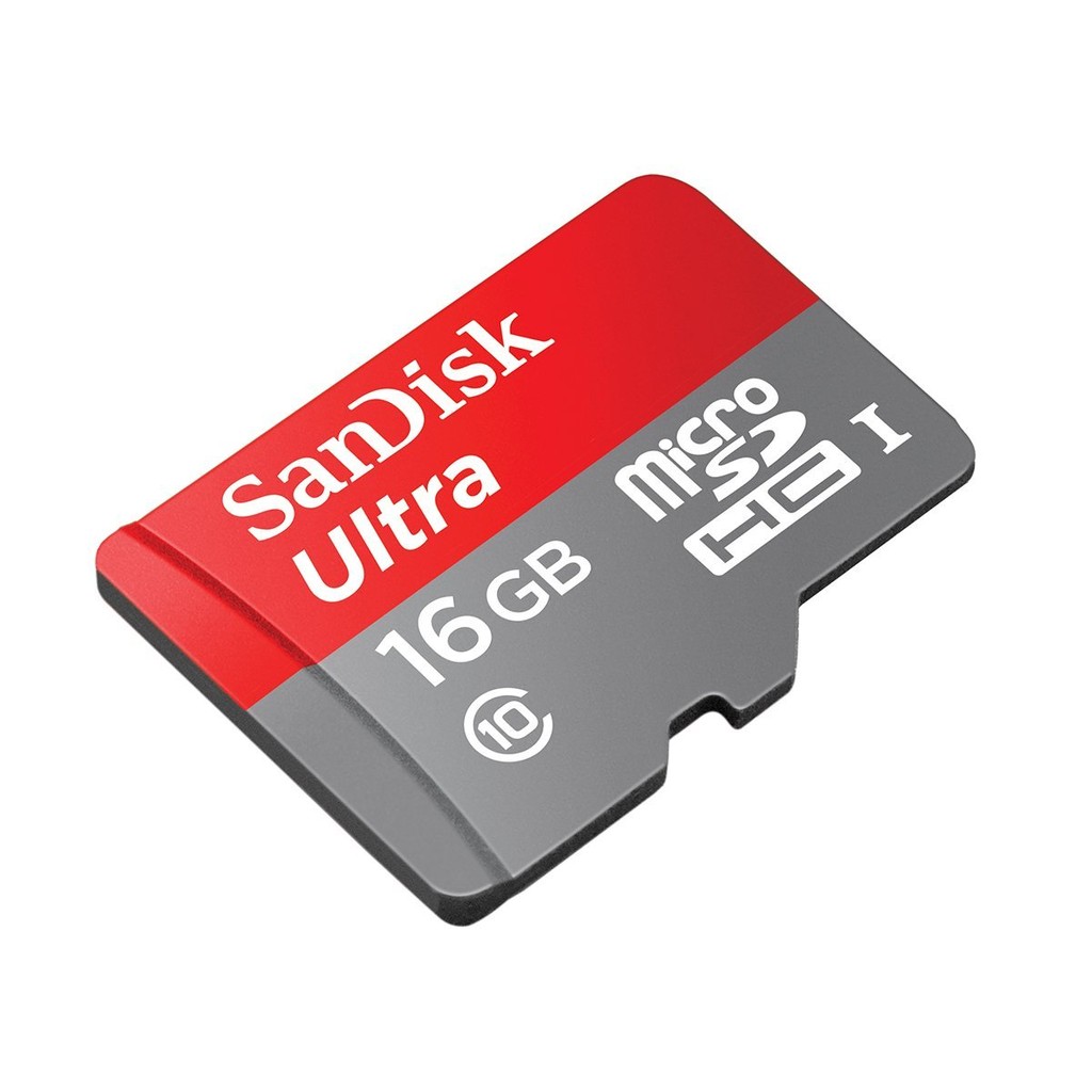 SanDisk Ultra 16GB Ultra Micro SDHC 80mb/s UHS-I/Class 10 Card