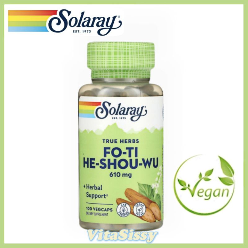 Fo-Ti, He Shou Wu, 610 mg, 100 Vegan Capsules (FoTi, Ho Shou Wu, No Grey  Hair) | Shopee Malaysia