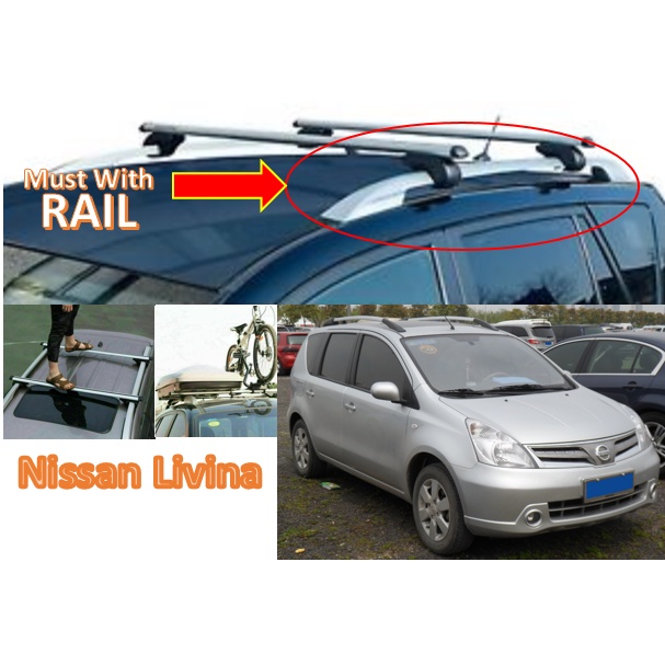 Nissan Livina New Aluminium universal roof carrier Cross Bar Roof Rack Bar Roof Carrier Luggage Carrier