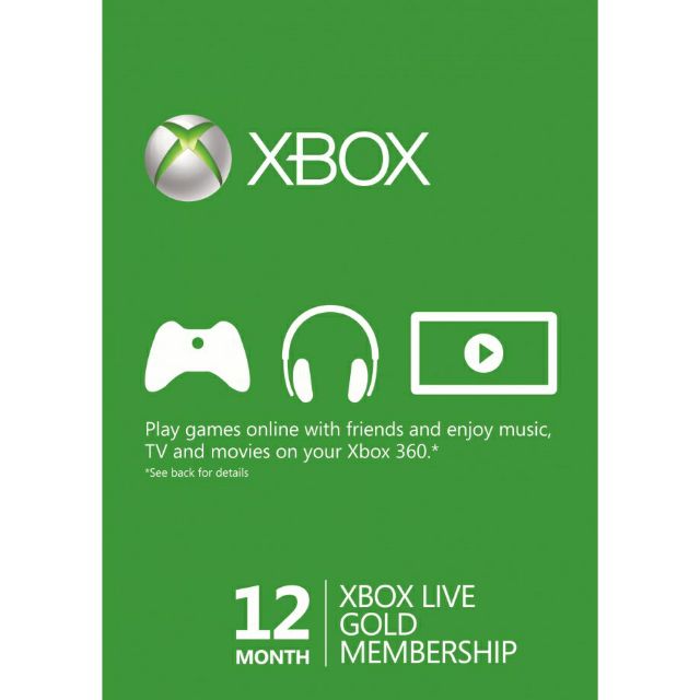 Xbox Live Gold Digital Code 3 Months/ 12 Months ( Region Free | Malaysia