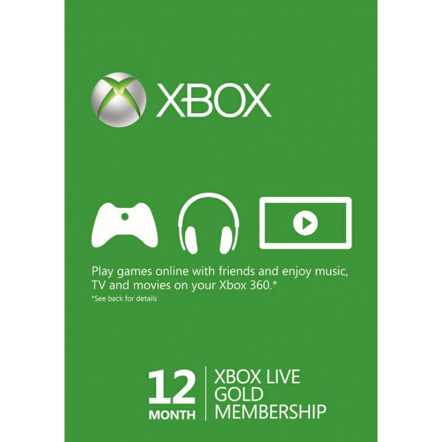 xbox live 12 month digital code free