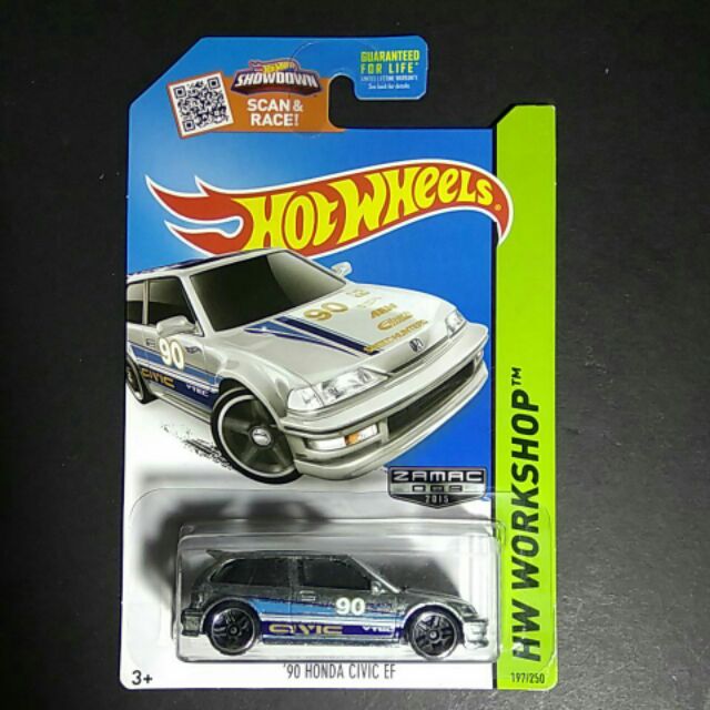 hot wheels civic ef zamac