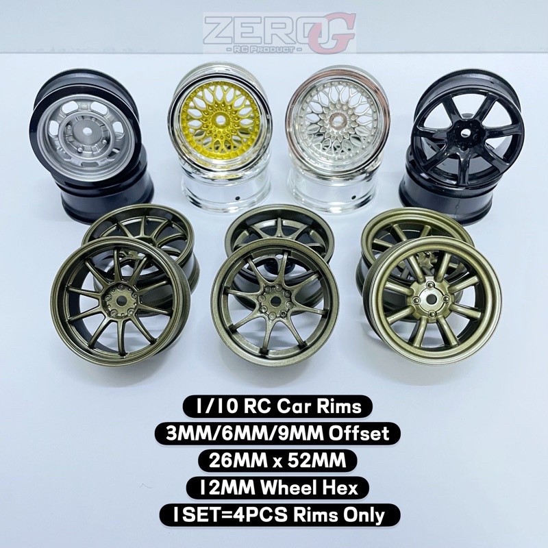 4x 1/10 BBS BMW STYLE CHROME RC DRIFT WHEEL TYRE SET 3mm 6mm 9mm Offset 4x 1/10 BBS BMW STYLE CHROME RC DRIFT WHEEL TYRE SET 3mm 6mm 9mm Offset