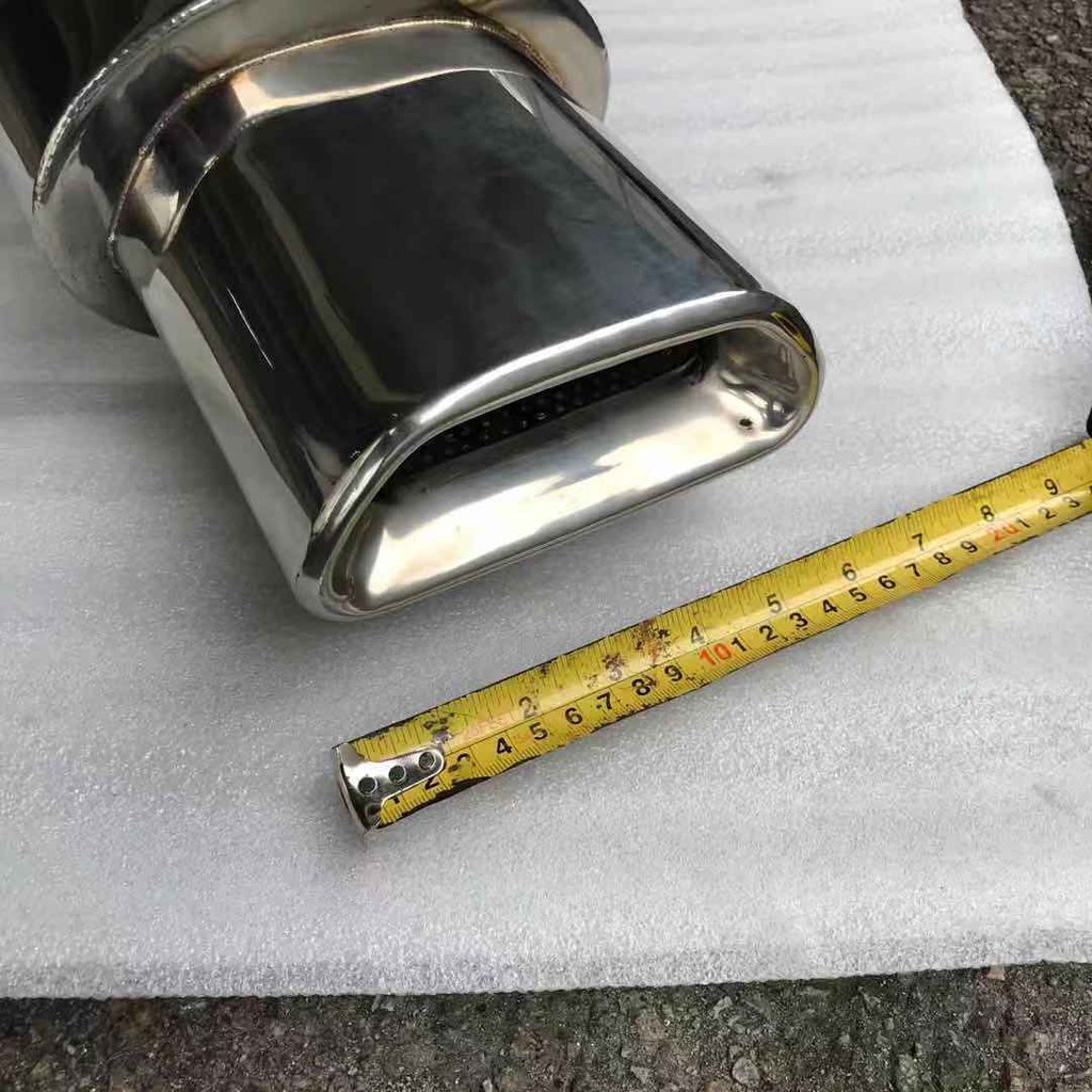 HKS Muffler import Oval Muffler Bass Silent exhaust 2" Inlet Proton