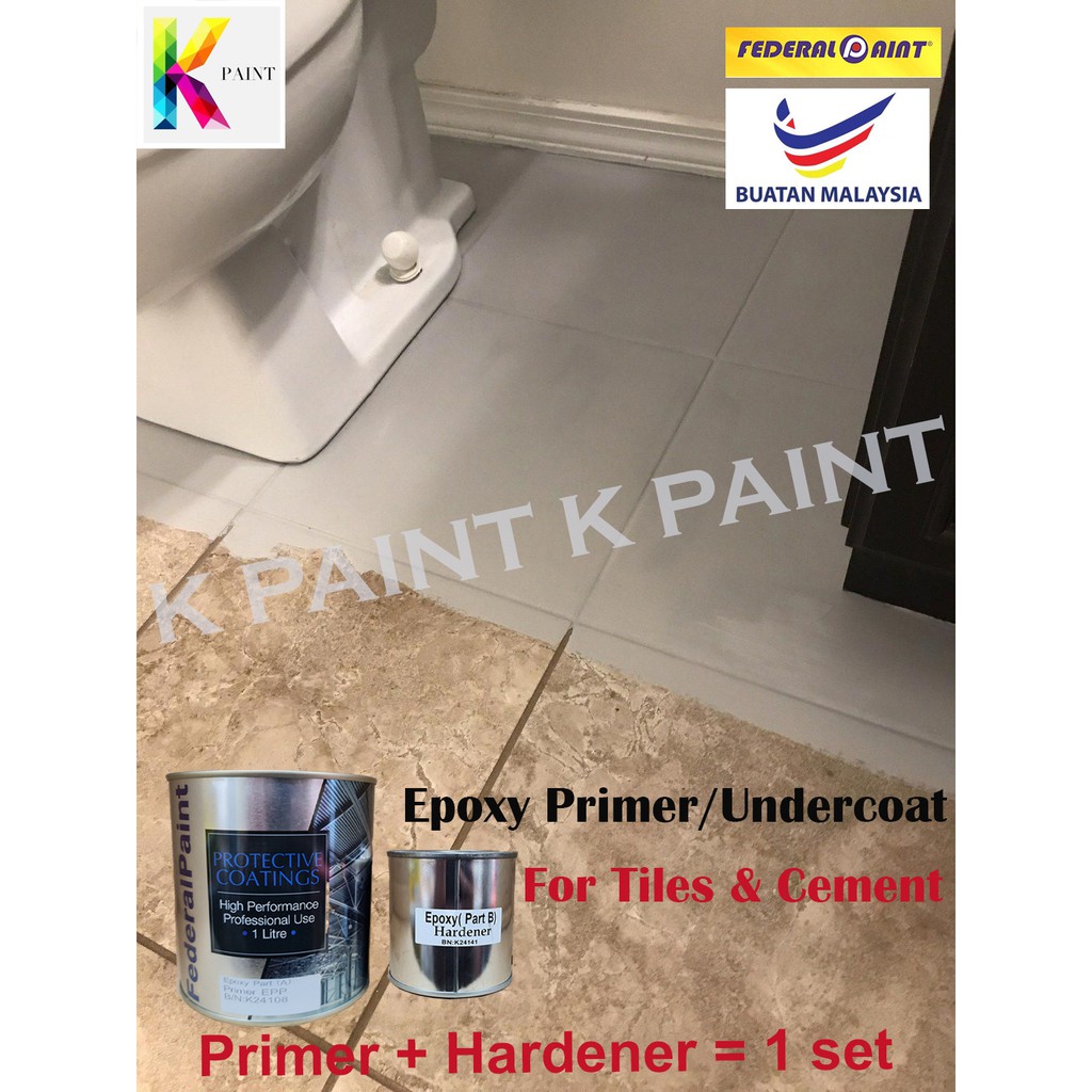Epoxy Primer / EPOXY undercoat ( 1L ) TILES & CERAMIC HEAVY DUTY PRIMER