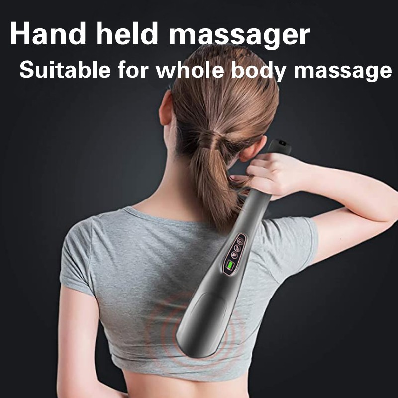 Ready Stock Hand held Massager Rechargeable Cordless Handheld Massager Portable Wireless
