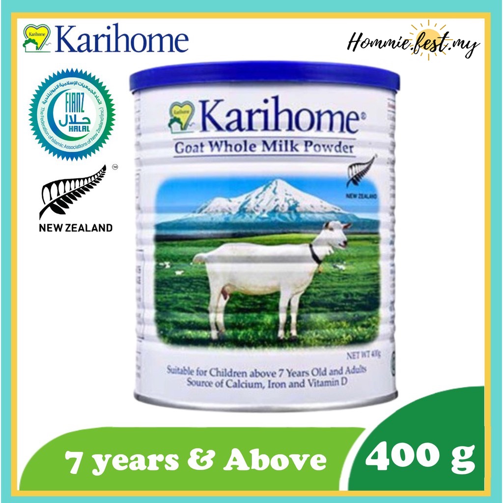 KARIHOME Goat Milk Powder 1 tin x 400g (7 years old & above and adults) Susu Kambing READY STOCK