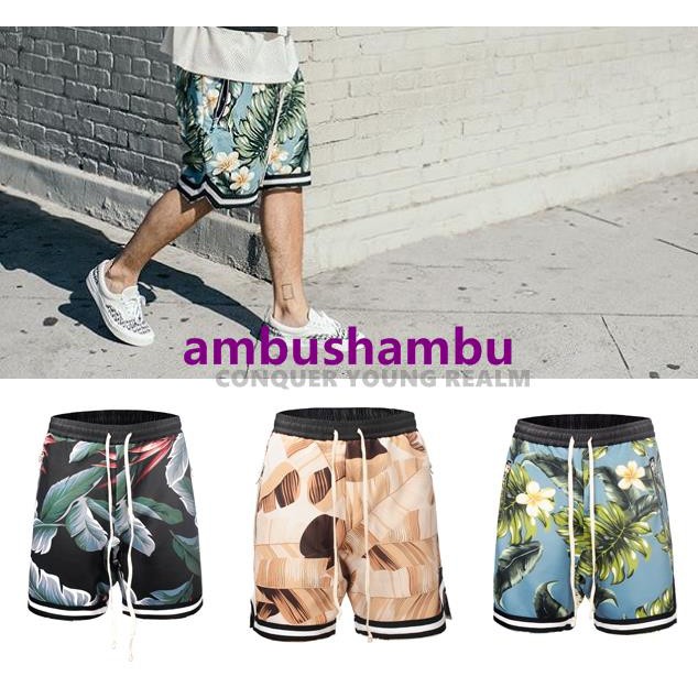 floral basketball shorts