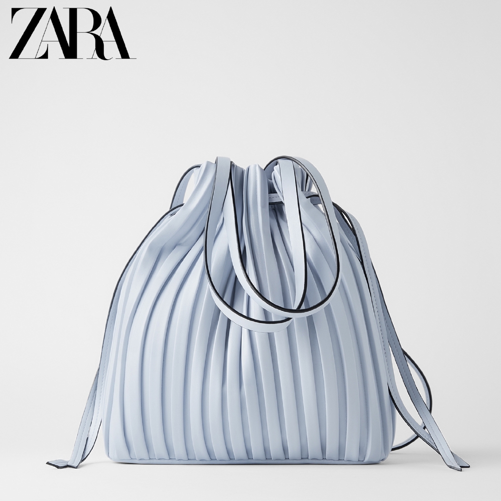 zara blue bag