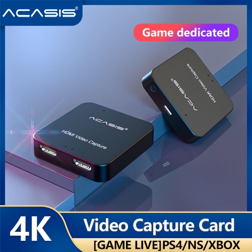 ACASIS 4K HDMI To USB 2.0 Video Capture Card 1080p/60fps Game Live ...