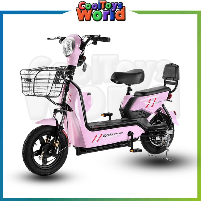 motor skuter pink