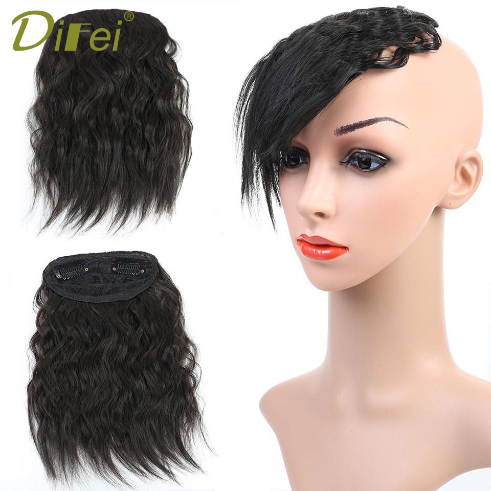 Jinkaili Difei Side Bangs Of Wig Curly Hair Clip In Fringe Hair