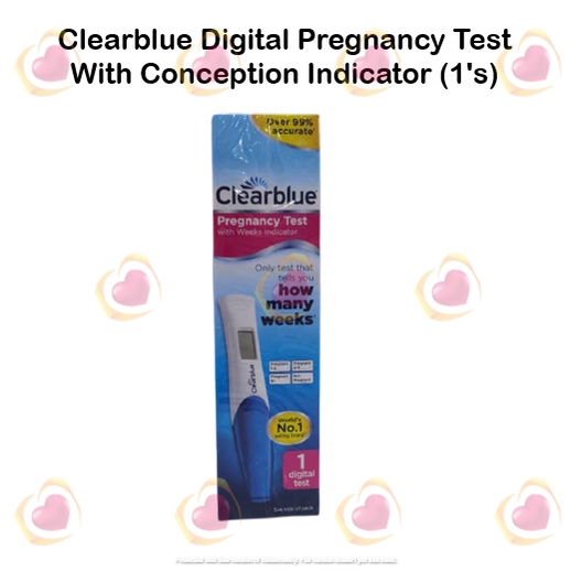 Clearblue Digital Pregnancy Test With Conception Indicator (1's) (EXP