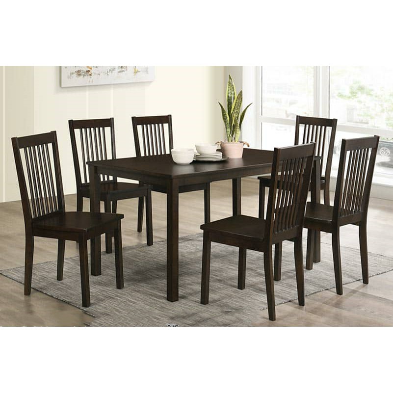READY STOCK 6 seater Dining table dining chair Meja 
