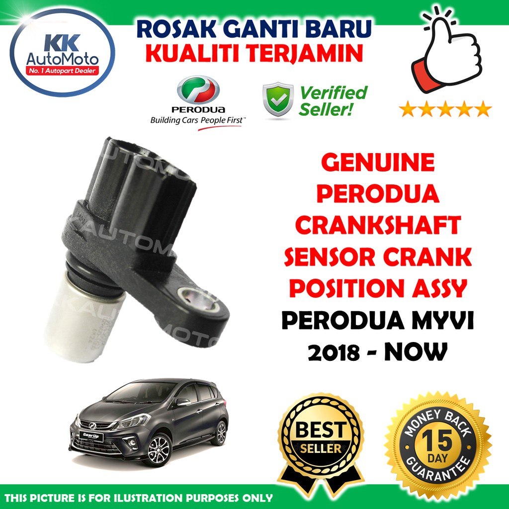 Perodua Myvi 2018 Now Original Genuine Perodua Crankshaft Sensor Crank Position Assy Shopee