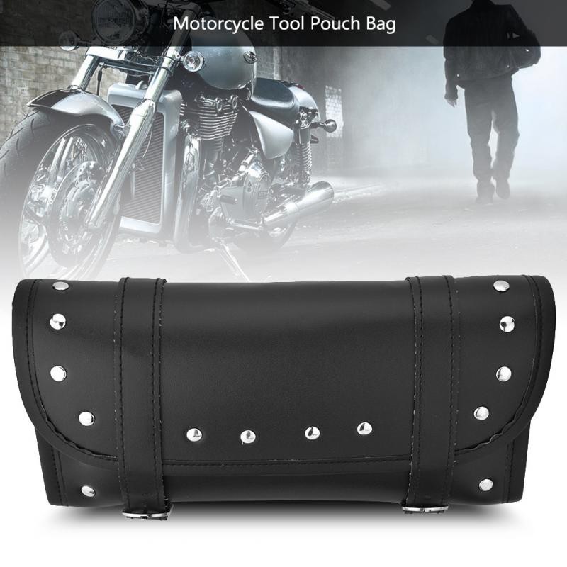 leather motorcycle handlebar bag