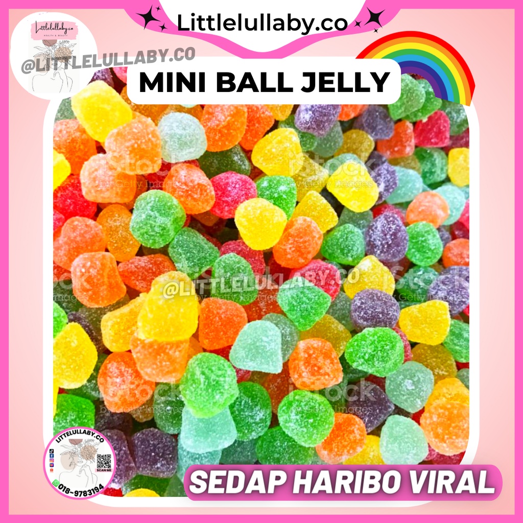 Halal Bebeto Haribo Mini Ball Gummy Sweet Candy Tidbits Snack Gummi ...