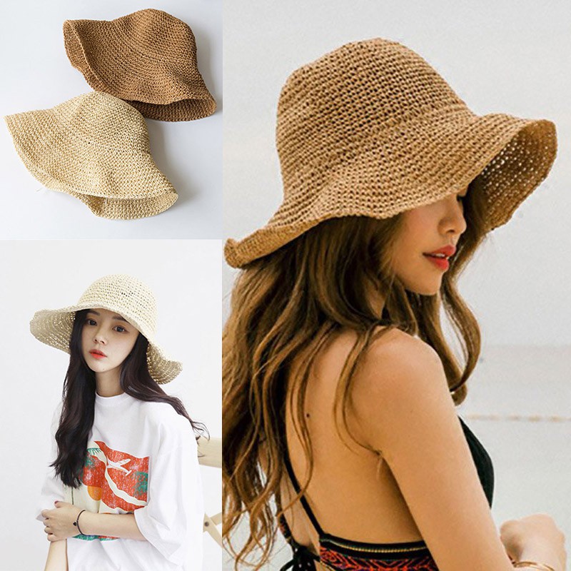Fashion Lady Beach Women Summer Leisure Straw Sun Hat