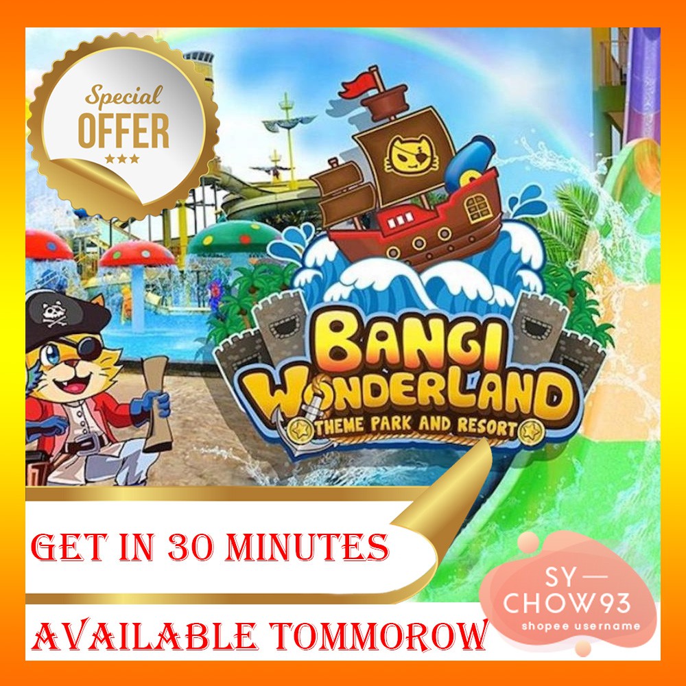 bangi wonderland birthday promotion