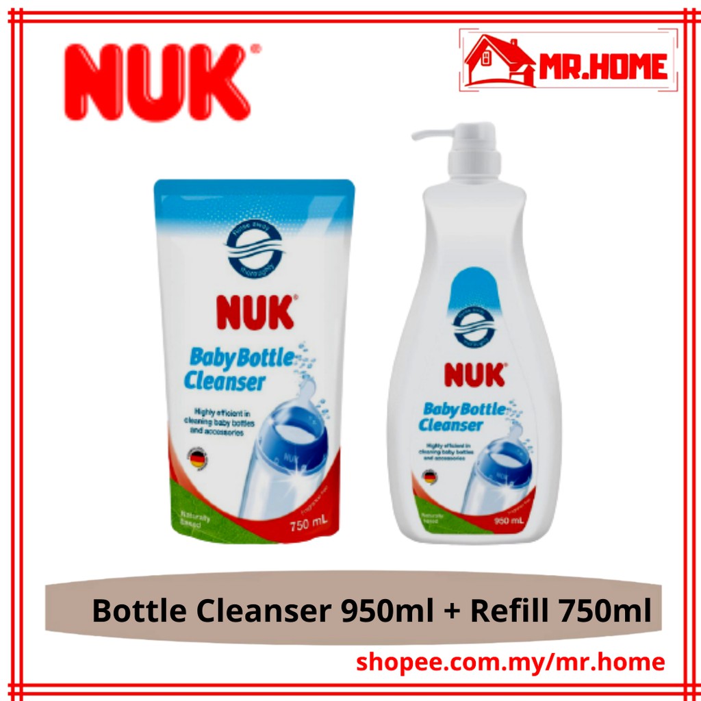 Pencuci Botol NUK BABY BOTTLE CLEANSER 950ml + Refill 750ml PENCUCI