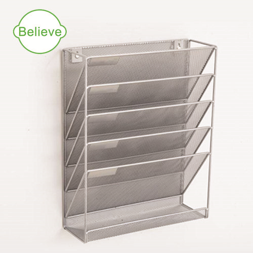 Six Layer Hanging Bookshelves Wall Iron Shelves Model Hanging Wall