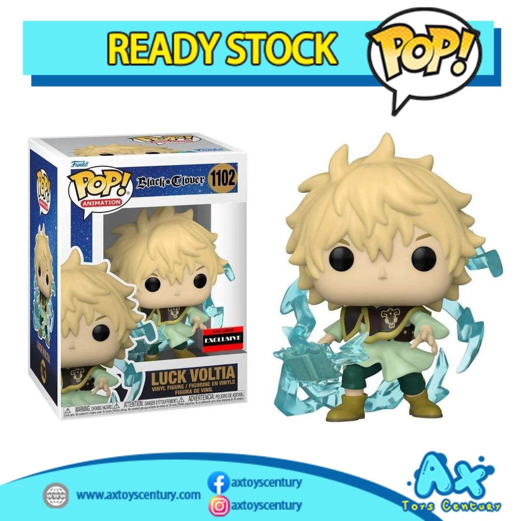 Funko Pop! Black Clover - Luck Voltia #1102 AAA Anime Exclusive