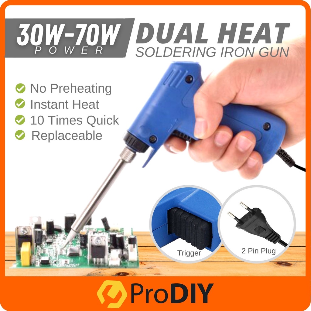 30W- 70W Dual Heat Soldering Iron High Quality Heating Tool Hot Iron Welding ( CJ-128B )