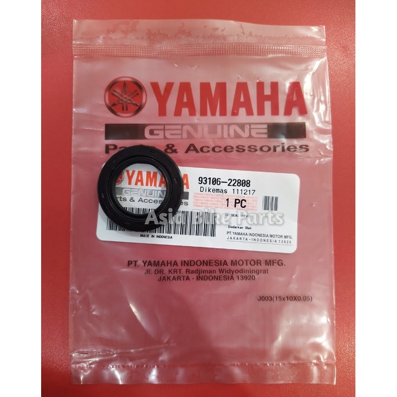 Yamaha Original Y15ZR Y16ZR Rear Wheel Oil Seal / Oil Seal Rim Belakang ...