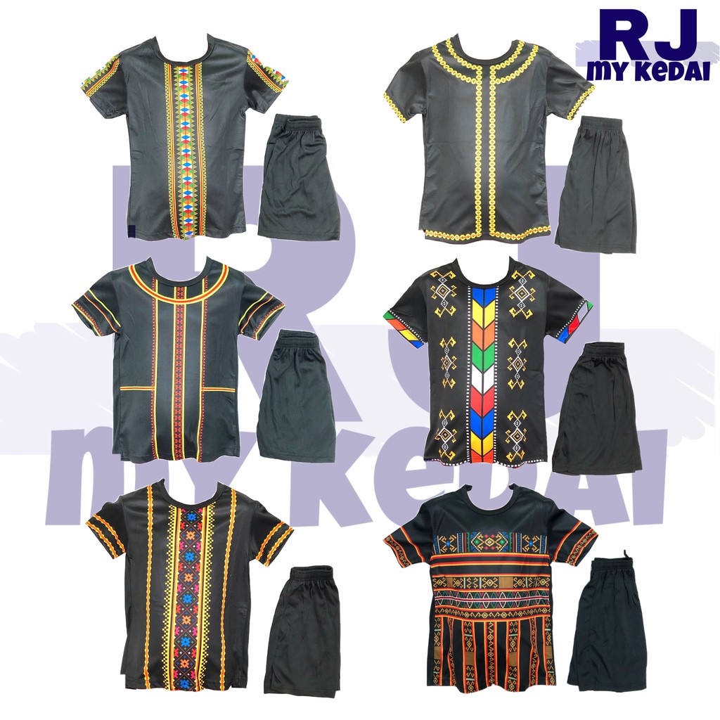 🔥 Baju Kanak-kanak SET WEAR Corak Traditional Sabah🔥 | Shopee Malaysia