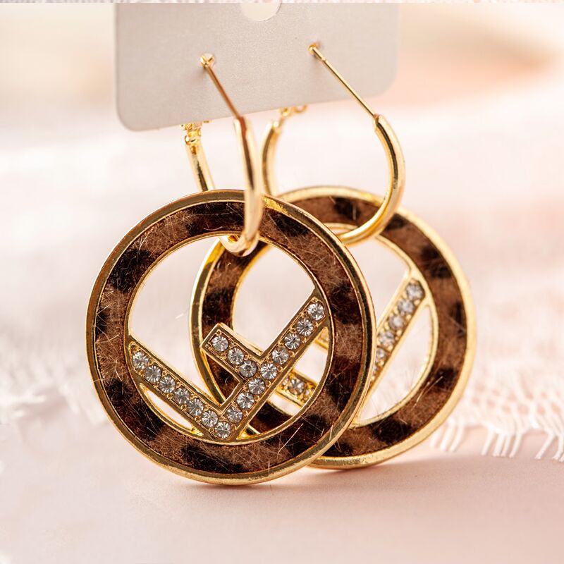 fendi drop earrings