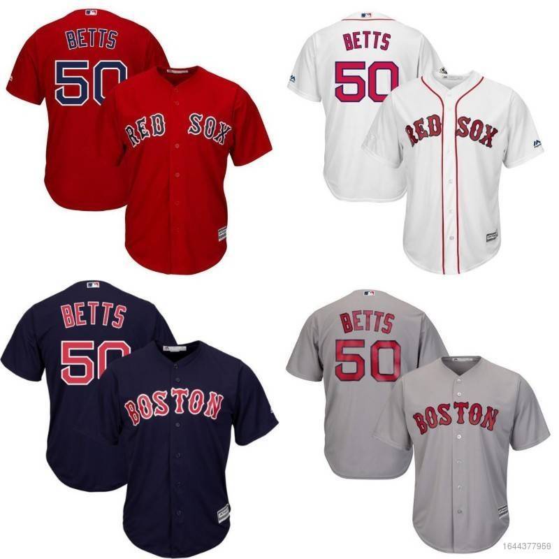 Nike Men's Boston Red Sox Navy Alternate Replica Team Jersey