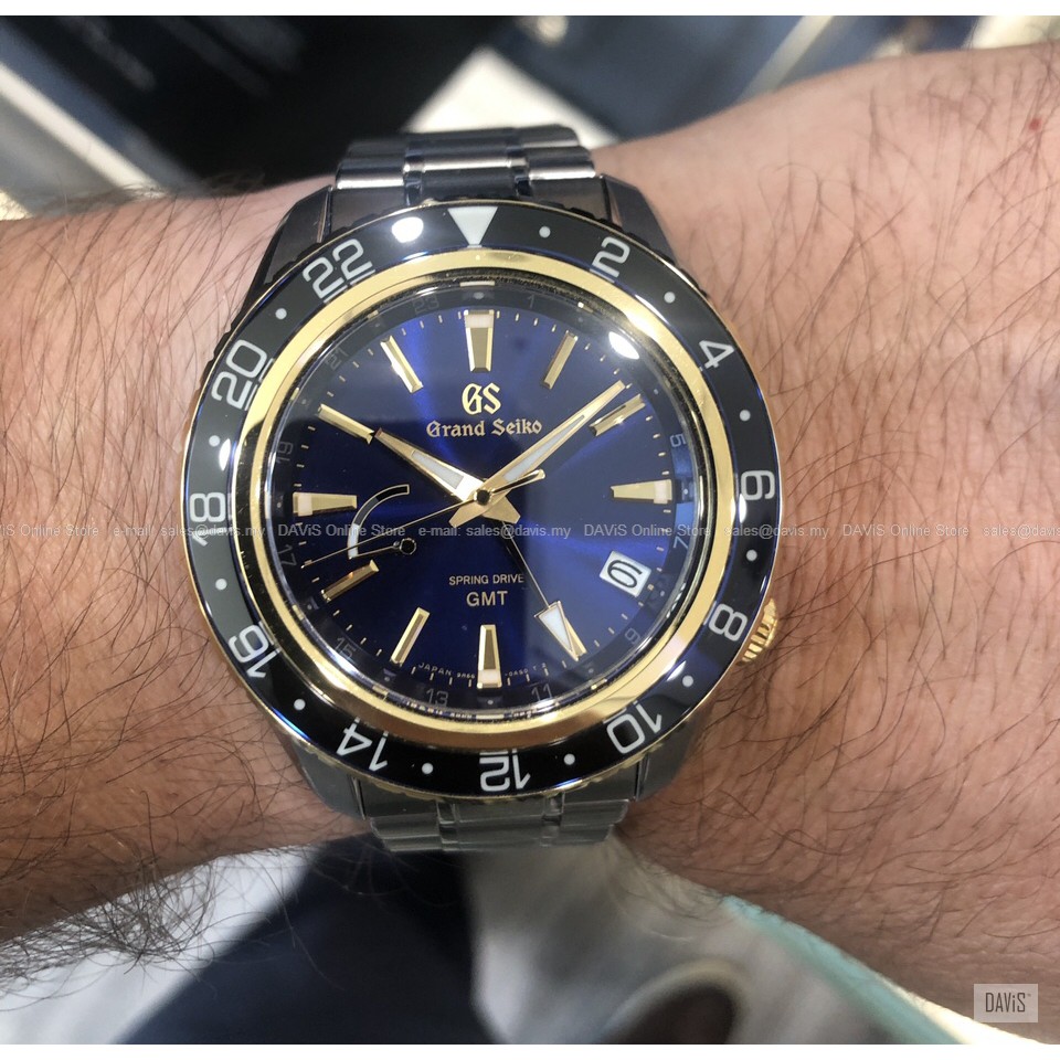 Grand Seiko SBGE248 Men's Analog Watch Sport GMT Spring Drive SS Bracelet  Blue Gold *Original | Shopee Malaysia