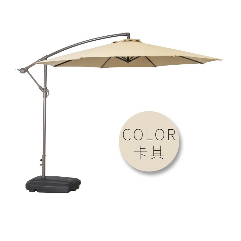 9ft Outdoor Patio Market Umbrella Cantilever Offset Patio Umbrella With Crank 8 Ribs No Base Shopee Malaysia