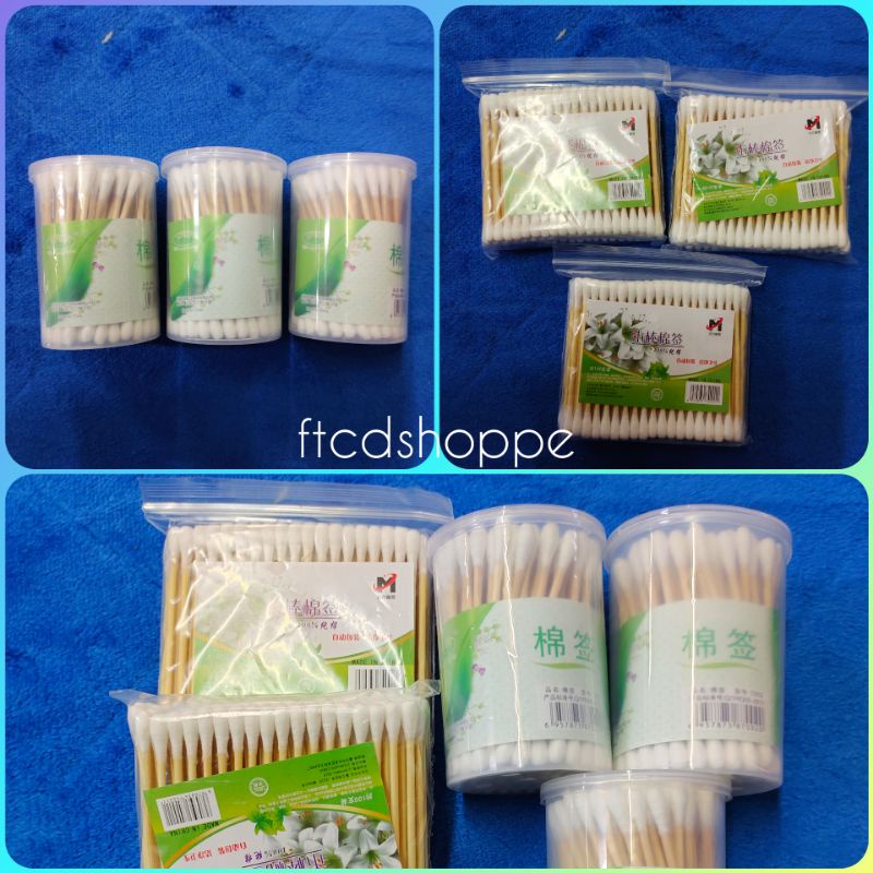 COTTON BUD / PUTIK KAPAS Batang Kayu ( 100 Pcs ) | Shopee Malaysia