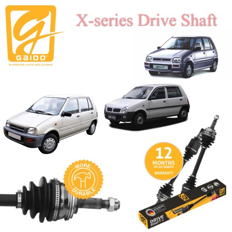 Gaido XSeries Drive Shaft Premium Perodua Kancil 660/850 Manual
