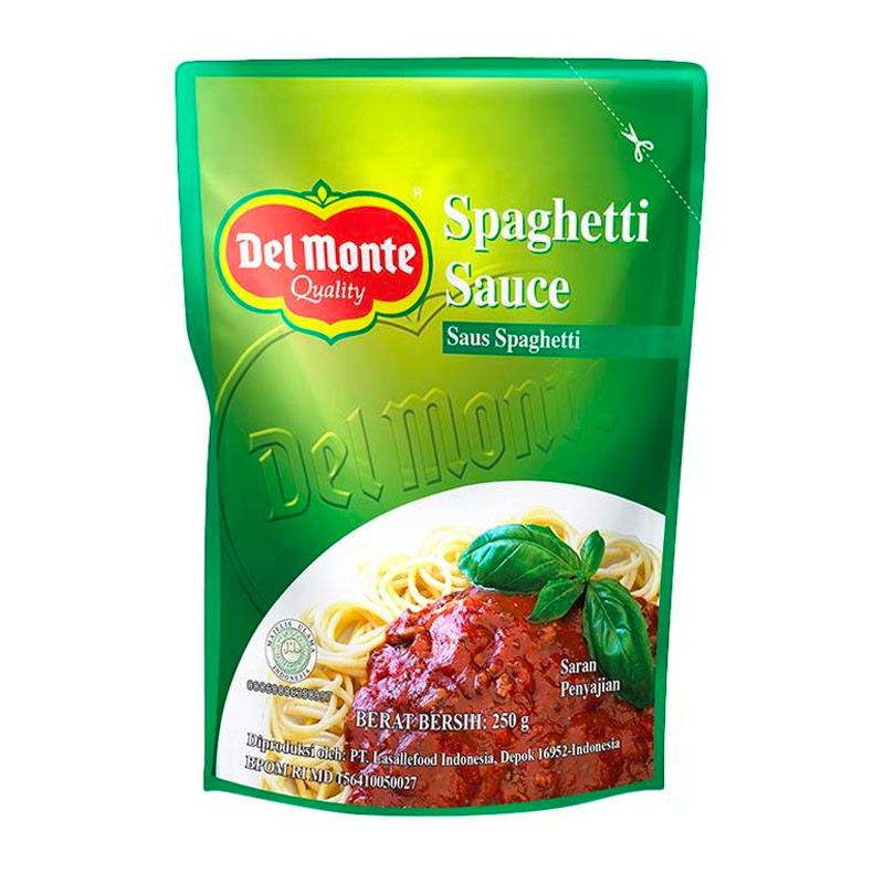 Delmonte Spaghetti Sauce Pouch (250 gr) Shopee Malaysia