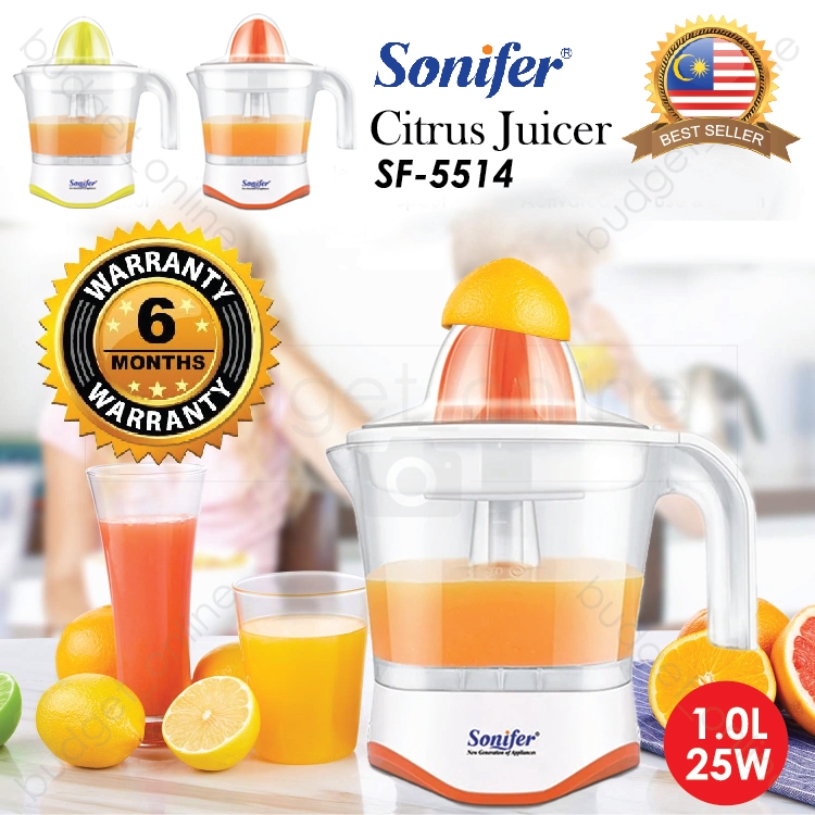 [6 MONTH WARRANTY] Electric SONIFER Citrus Juicer SF-5514 Hand Press ...