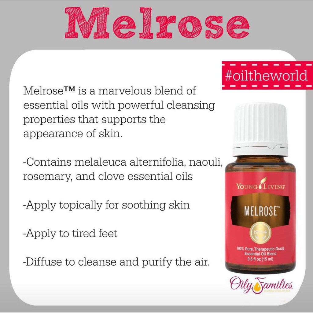 Ready Stock Melrose Young Living Essential Oil Shopee Malaysia